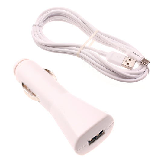 Car Charger 6ft USB-C Cable Power Adapter  Power Adapter   Long TYPE-C Cord  Plug-in  - BFY19 1740-1