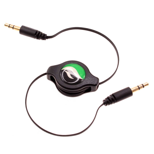 Aux Cable Retractable  3.5mm Adapter Car Stereo Aux-in Audio Cord  - BFM93 326-1