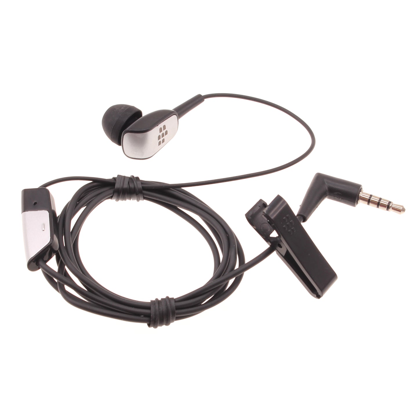 Mono Headset Wired Earphone Single Earbud 3.5mm Headphone Flat  - BFG05 319-1