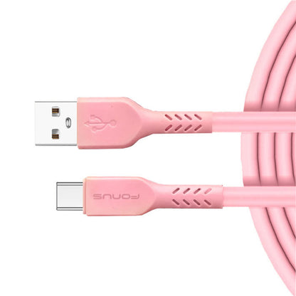 6ft USB-C Cable Pink Charger Cord Power Wire Type-C  - BFA60 1418-1