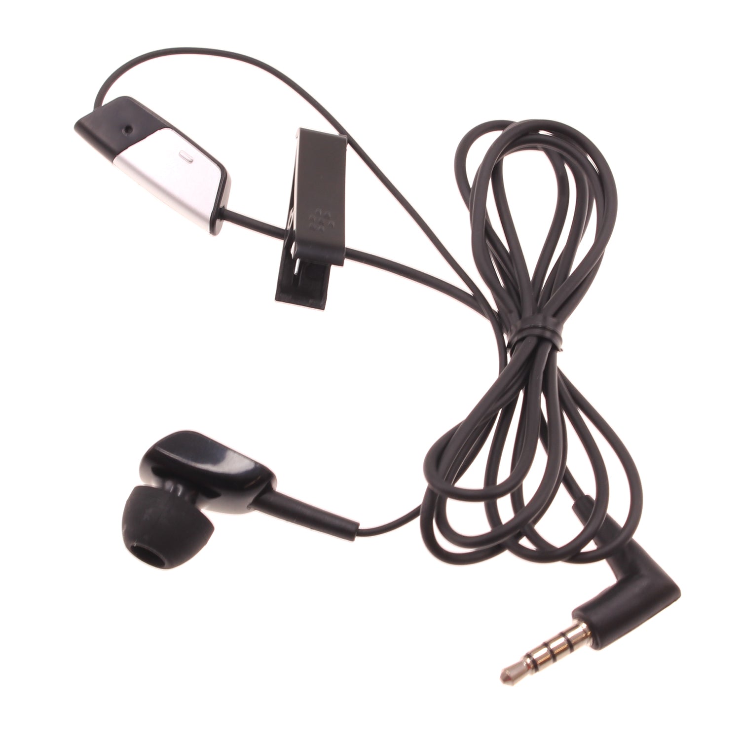 Mono Headset Wired Earphone Single Earbud 3.5mm Headphone Flat  - BFG05 319-1