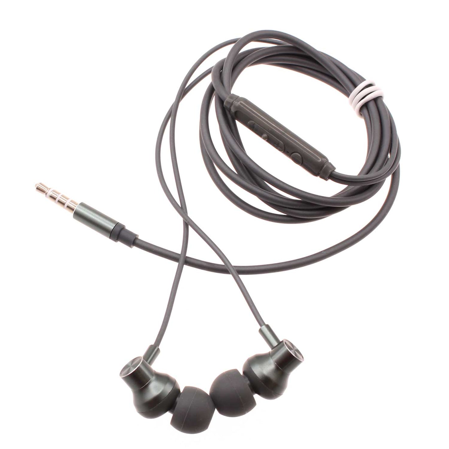 Wired Earphones Hi-Fi Sound Headphones Handsfree Mic Headset Metal Earbuds  - BFD75 1575-1