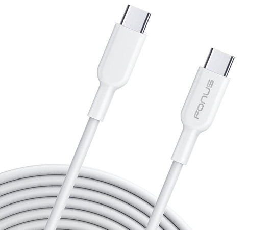 image of USB-C Cable 6ft Long Fast Charger Cord Power Wire Type-C to Type-C  - BFR23 1039-1