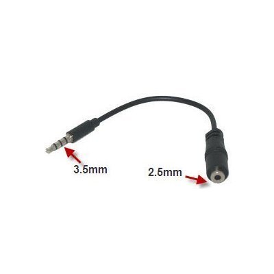 Headphone Adapter 2.5mm to 3.5mm Earphone Jack Converter Earbud  - BFS06 337-2