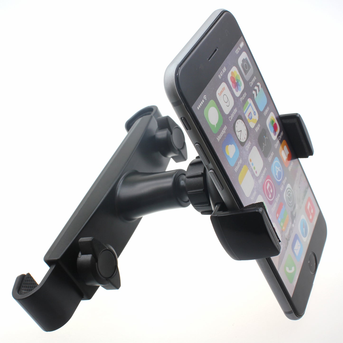 Car Headrest Mount Holder Seat Back Cradle Swivel Dock  - BFC78 669-1