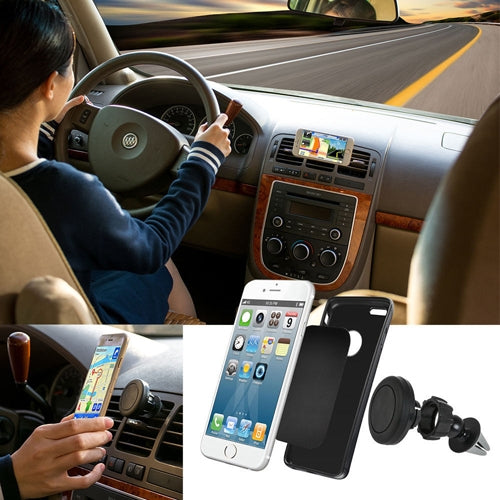 Car Mount Magnetic Air Vent Holder Swivel Dock Strong Grip  - BFM36 694-5