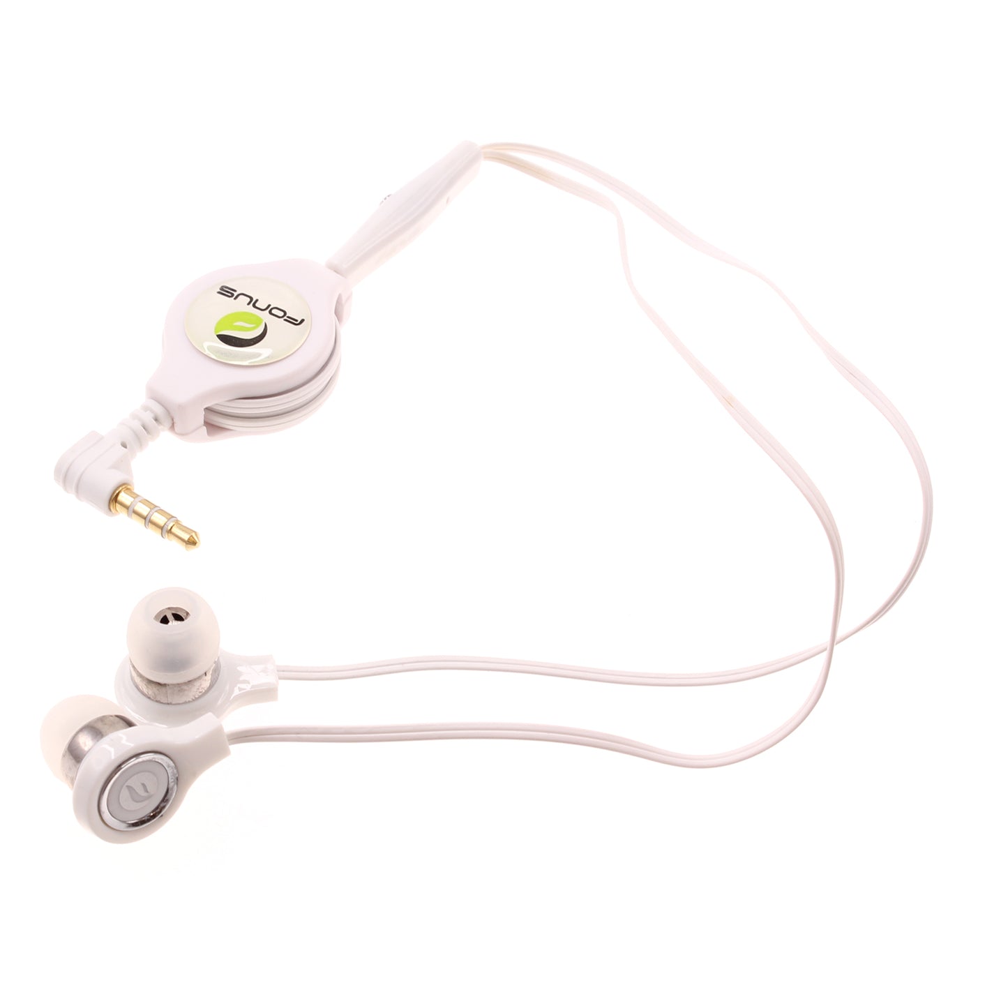 Retractable Earphones Headphones Hands-free Headset Handsfree Earbuds  - BFB72 407-1