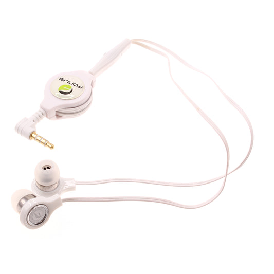 Retractable Earphones Headphones Hands-free Headset Handsfree Earbuds  - BFB72 407-1