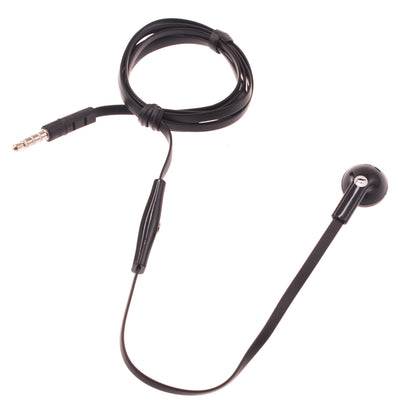 Mono Headset Wired Earphone Single Earbud 3.5mm Headphone Flat  - BFJ88 387-1