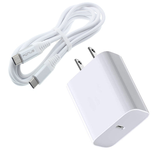 image of 18W Fast Home Charger PD Type-C 6ft USB-C Cable Quick Power Adapter  - BFJ09 1323-1