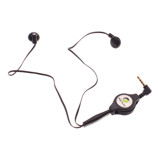 image of Retractable Earphones Headphones Hands-free Headset Handsfree Earbuds  - BFB63 405-1