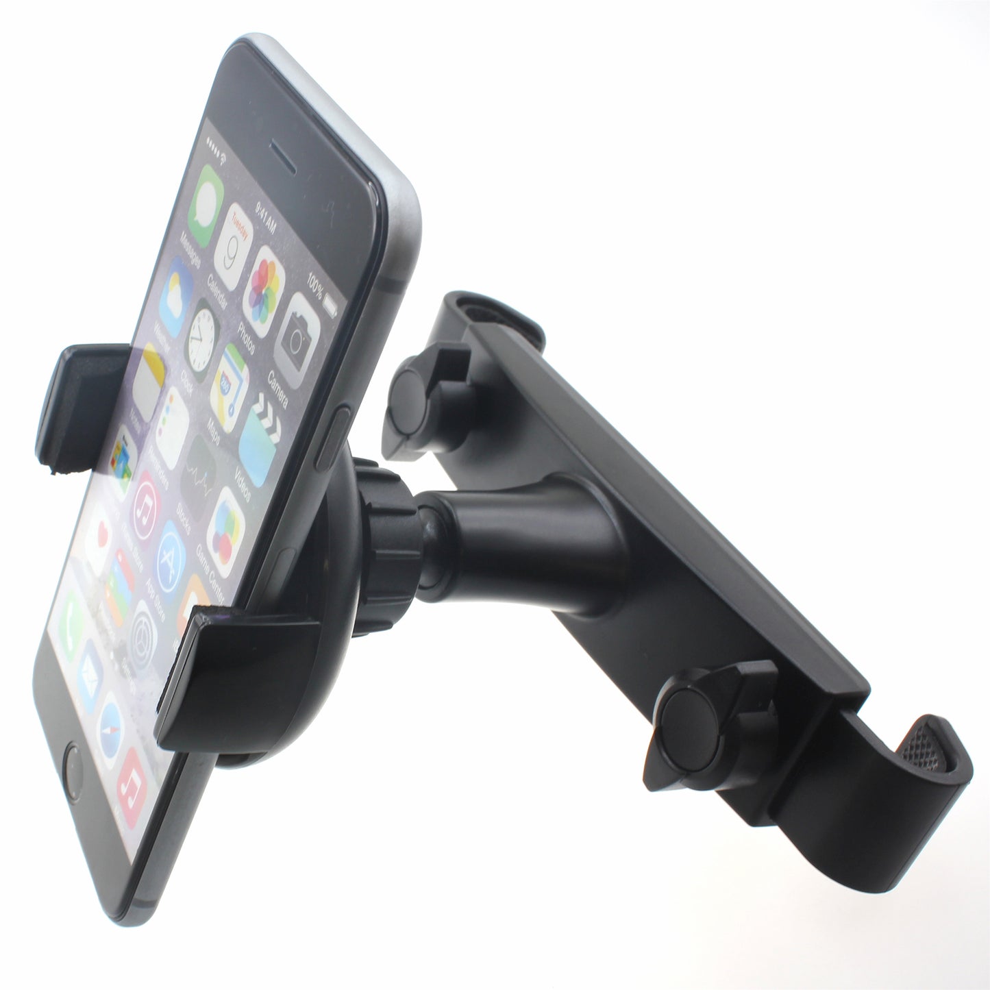 Car Headrest Mount Holder Seat Back Cradle Swivel Dock  - BFC78 669-1