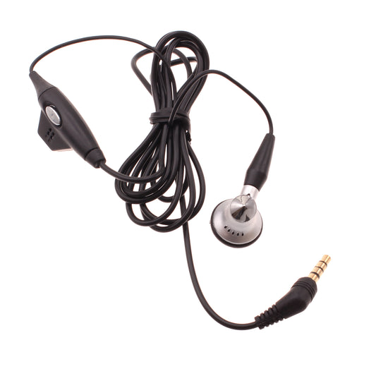 image of Mono Headset Wired Earphone Single Earbud 3.5mm Headphone  - BFA18 317-1