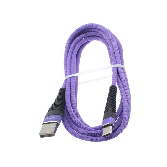 image of 6ft USB Cable Purple Type-C Charger Cord Power Wire  - BFR91 1175-1