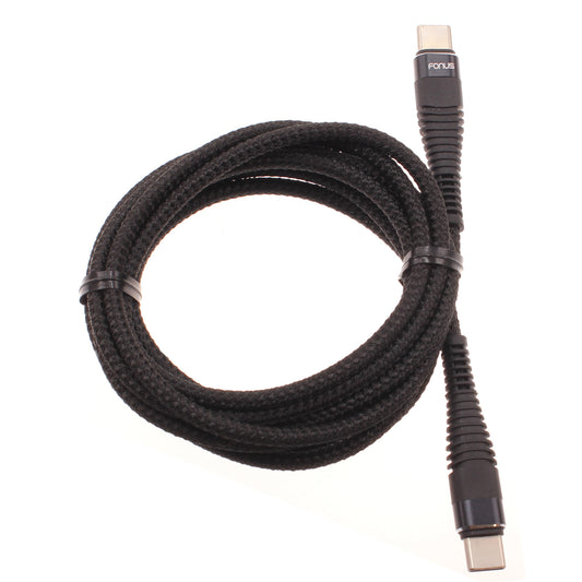 image of 10ft PD Cable Type-C to USB-C Charger Cord Power Wire Sync  - BFD54 1453-1