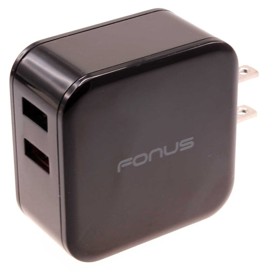 image of Fast Home Charger 30W 2-Port USB Quick Charge Port Travel Wall  - BFB96 1058-1