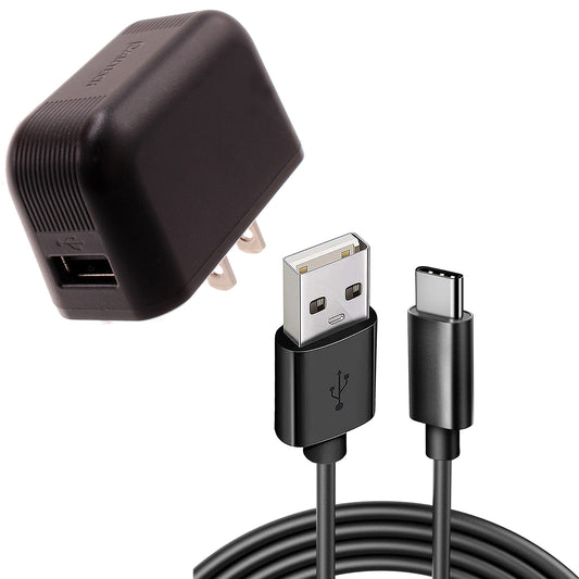 image of Home Wall USB Charger with 6ft Long Type-C Cable 2031-1