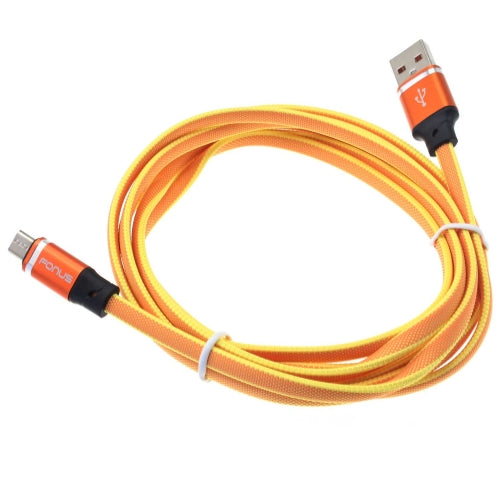 6ft USB Cable Orange MicroUSB Charger Cord Power Wire  - BFE01 1381-3