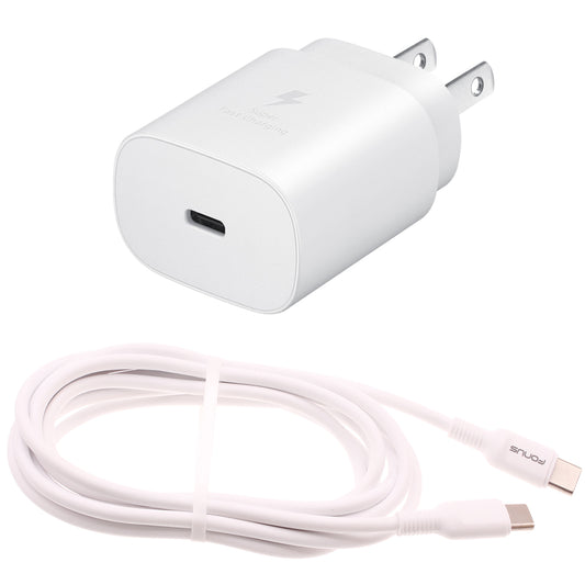 25W Fast Home Charger PD Type-C 6ft USB-C Cable Quick Power Adapter  - BFA79 1519-1