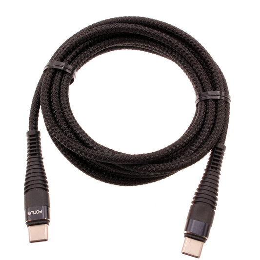 image of 6ft PD Cable Type-C to USB-C Charger Cord Power Wire Sync  - BFE10 1454-1