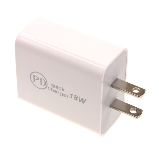 image of 18W Fast Home Charger PD Type-C Quick Power Adapter Travel  - BFS34 1430-1