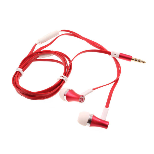 image of Wired Earphones Hi-Fi Sound Headphones Handsfree Mic Headset Metal Earbuds  - BFD27 392-1