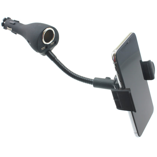 image of Car Mount Charger Holder DC Socket USB 2-Port Cradle  - BFB01 624-1