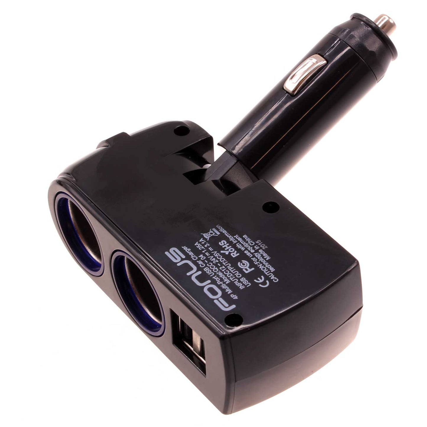 Car Charger Splitter DC Socket 2-Port USB Power Adapter Vehicle  - BFK65 705-1