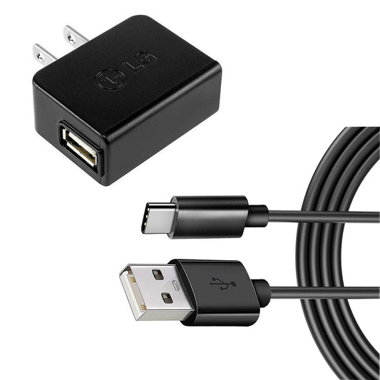 image of Home Wall USB Charger with 6ft Long Type-C Cable 2059-1