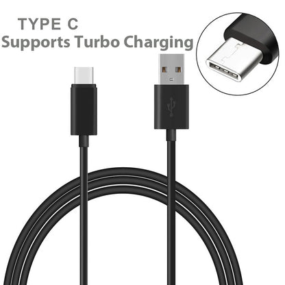 Home Charger 18W Fast 6ft USB Cable Type-C Quick Charge Travel  - BFK51 972-3