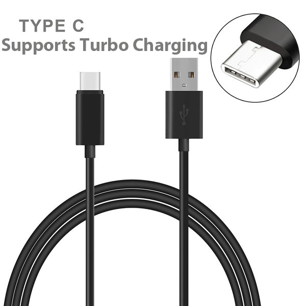 Home Charger 18W Fast 6ft USB Cable Type-C Quick Charge Travel  - BFK51 972-3