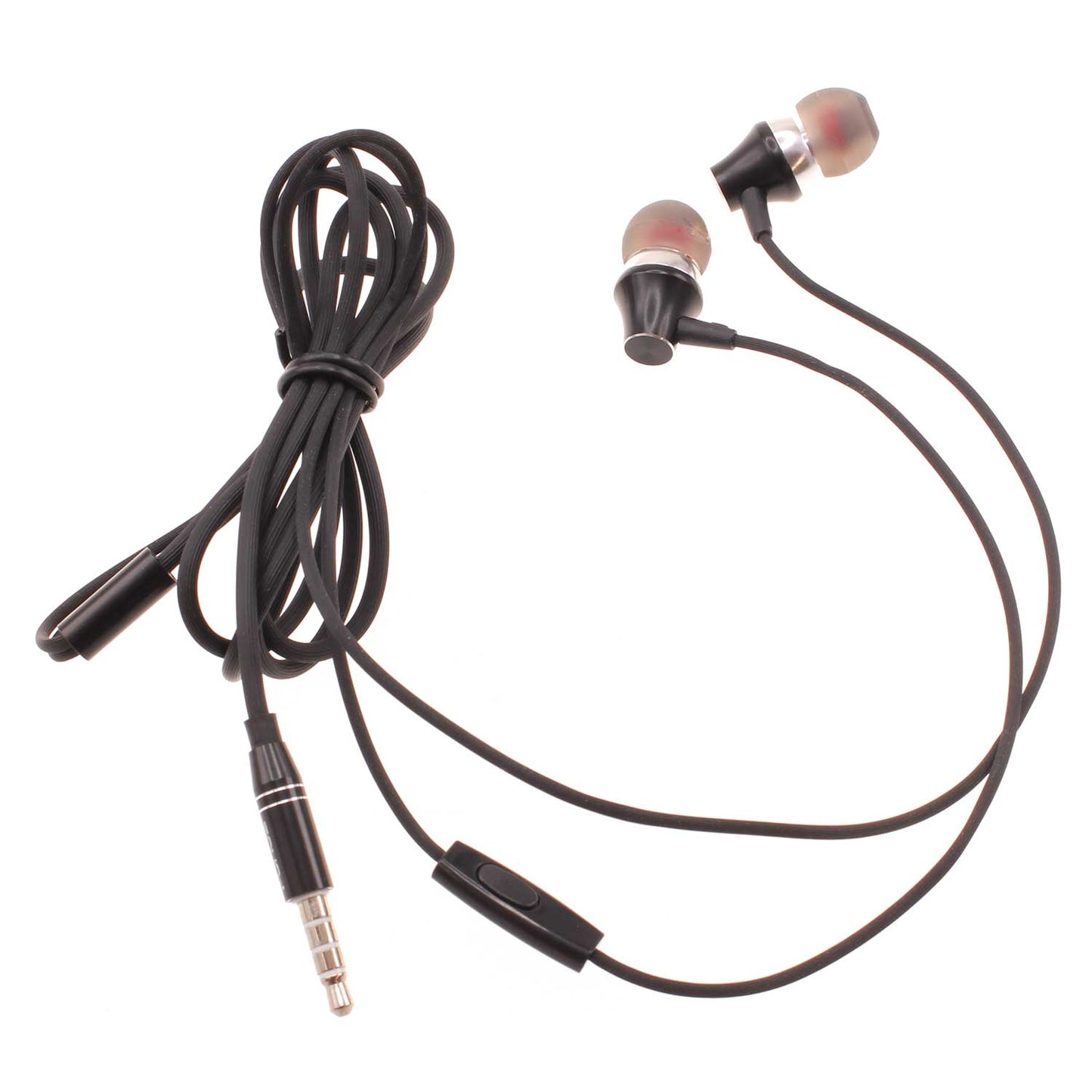 Wired Earphones Hi-Fi Sound Headphones Handsfree Mic Headset Metal Earbuds  - BFK46 1577-1