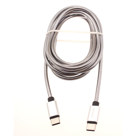 image of 6ft Metal PD Cable Type-C to USB-C Charger Cord Power Wire Sync  - BFD55 1426-1