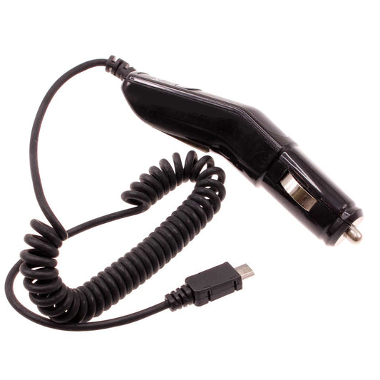 image of Car Charger Micro-USB Coiled Cable Power Adapter  - BFD04 782-1