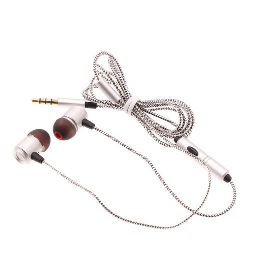 image of Wired Earphones Hi-Fi Sound Headphones Handsfree Mic Headset Metal Earbuds  - BFG94 432-1