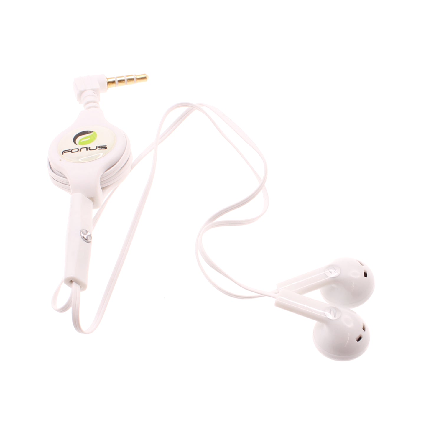 Retractable Earphones Headphones Hands-free Headset Handsfree Earbuds  - BFB56 406-1