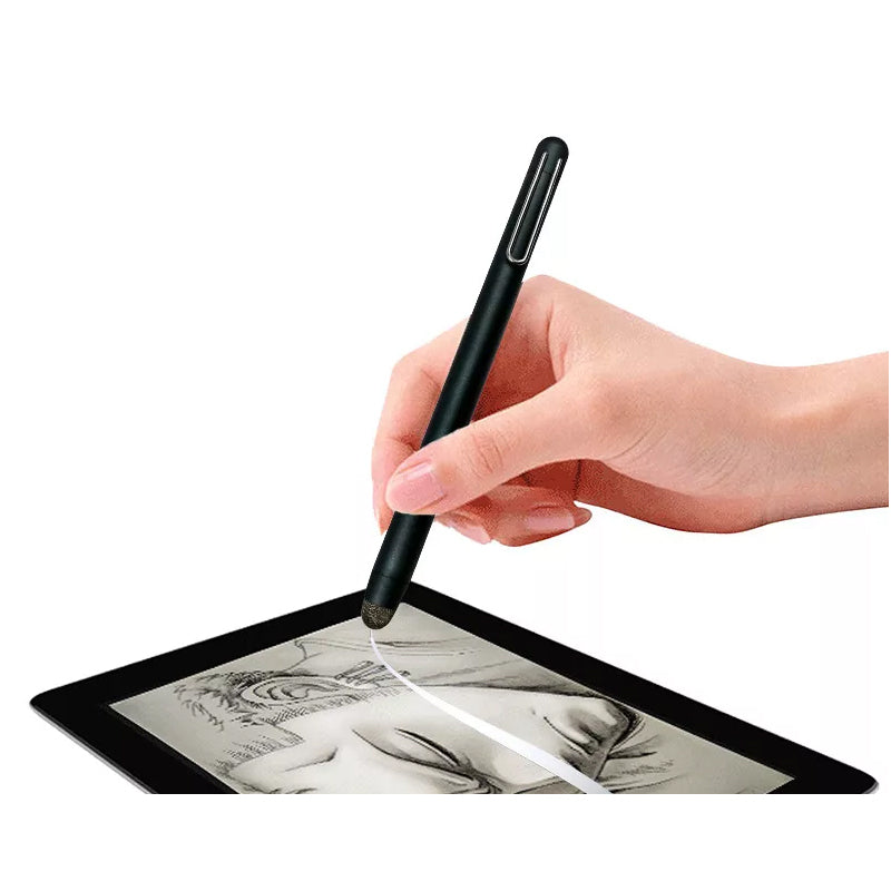 Stylus Touch Screen Pen Fiber Tip Aluminum Lightweight Black  - BFZ59 1685-2