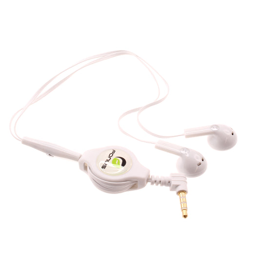 image of Retractable Earphones Headphones Hands-free Headset Handsfree Earbuds  - BFB56 406-1