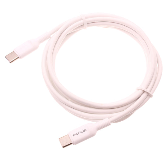 image of 6ft Long Type-C Cable PD Fast Charger Cord Power Wire Sync (USB-C to USB-C)  - BFE30 1476-1