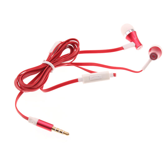 image of Wired Earphones Hi-Fi Sound Headphones Handsfree Mic Headset Metal Earbuds  - BFD27 392-1