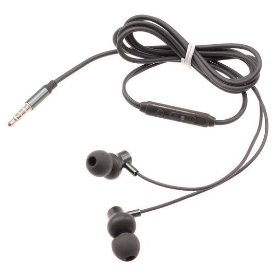 image of Wired Earphones Hi-Fi Sound Headphones Handsfree Mic Headset Metal Earbuds  - BFD75 1575-1