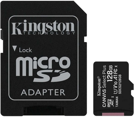 image of 128GB Memory Card Kingston High Speed MicroSD Class 10 MicroSDXC  - BFV35 1588-1