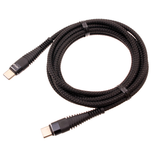 image of 6ft PD Cable Type-C to USB-C Charger Cord Power Wire Sync  - BFE10 1454-1