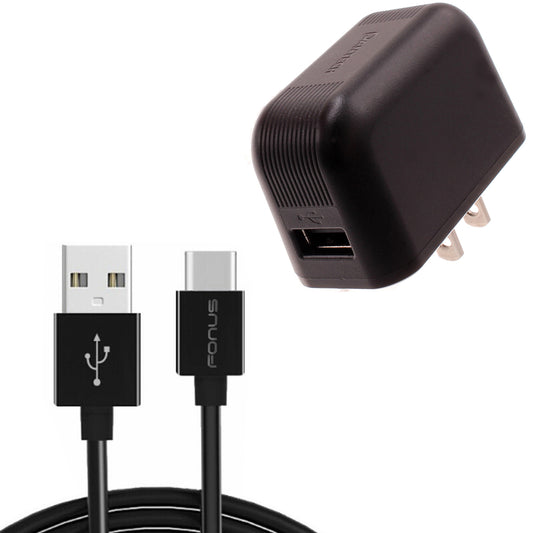 image of Home Wall USB Charger with 6ft Long Type-C Cable 2031-1