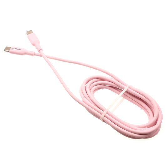 Pink 6ft Long Cable USB-C to Type-C PD Fast Charger Cord Power Wire  - BFB43 1419-1