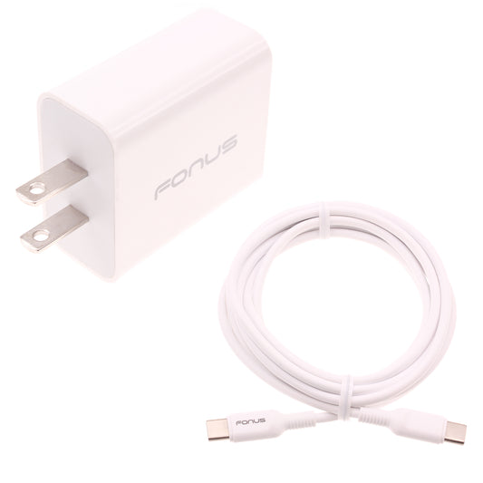 image of 36W PD Home Charger Fast Type-C 6ft Long Cable USB-C Power Cord QC3.0 Adapter  - BFE41 1499-1