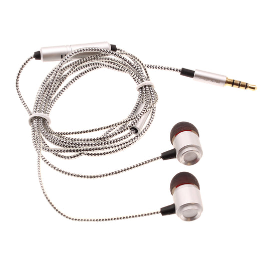 Wired Earphones Hi-Fi Sound Headphones Handsfree Mic Headset Metal Earbuds  - BFG94 432-1