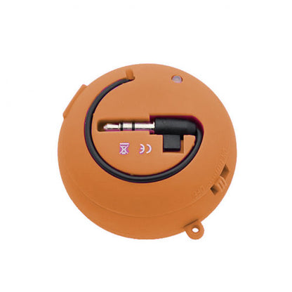 Wired Speaker Portable Audio Multimedia Rechargeable Orange  - BFF81 355-2