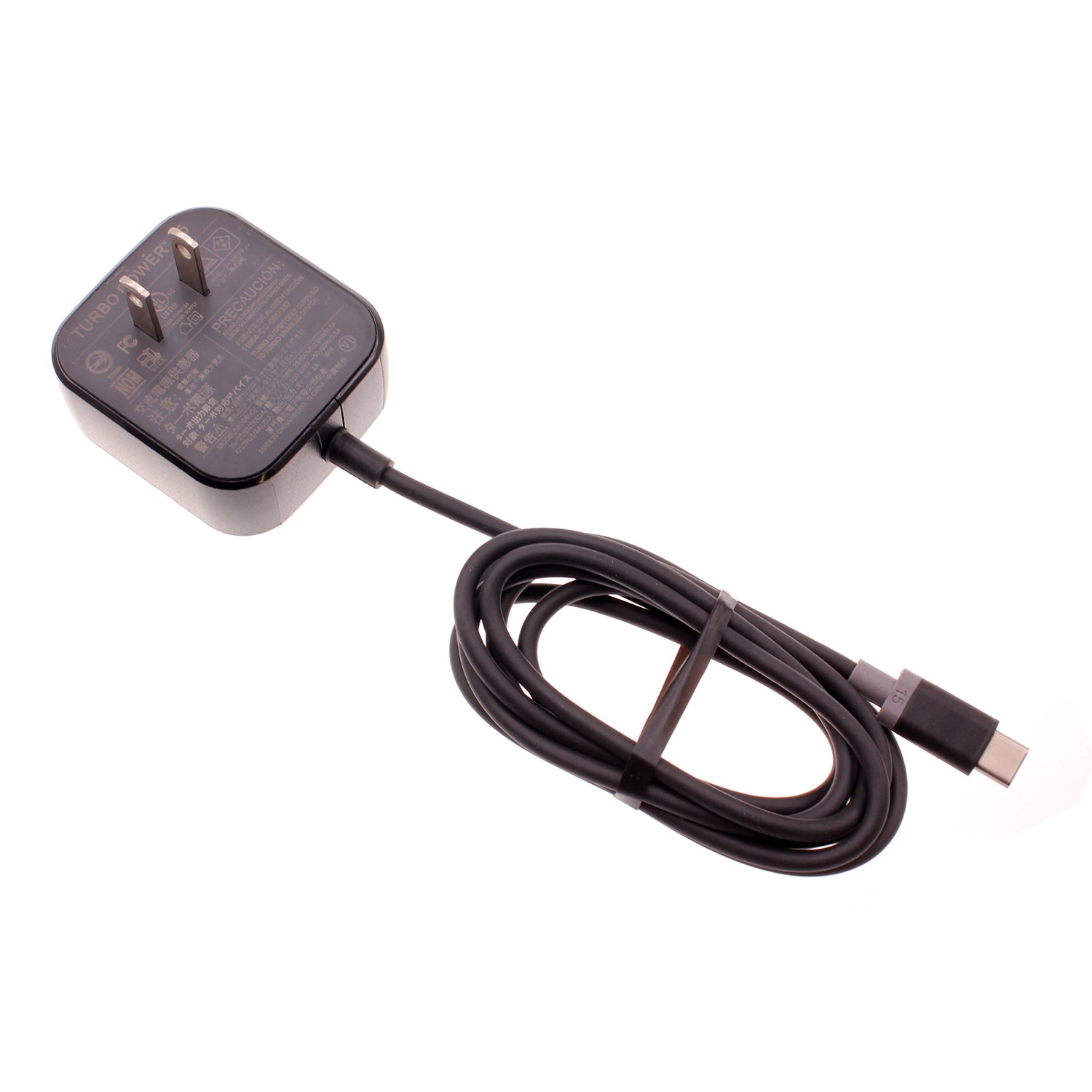 Fast Home Charger 15W 5ft Long Type-C Turbo Charge Power Adapter  - BFB68 1097-1