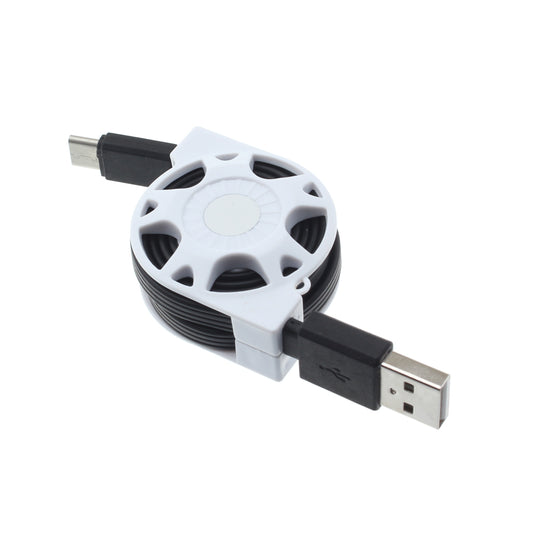 image of USB Cable Retractable Type-C Charger Power Cord  - BFC87 989-1